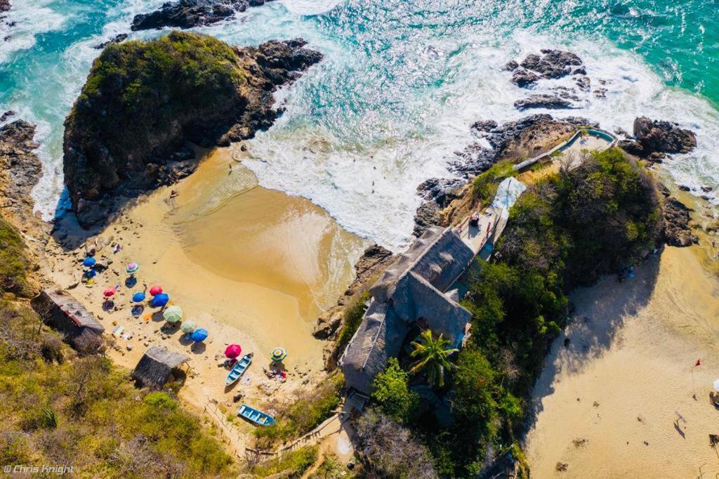 Playa Amor - Private Villa & Best Views Zipolite Eksteriør bilde